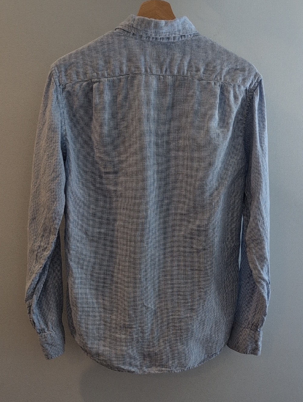 J. Crew Men's Small Linen-Cotton Long Sleeve Button Down Shirt Style #BW356 - Picture 4 of 14